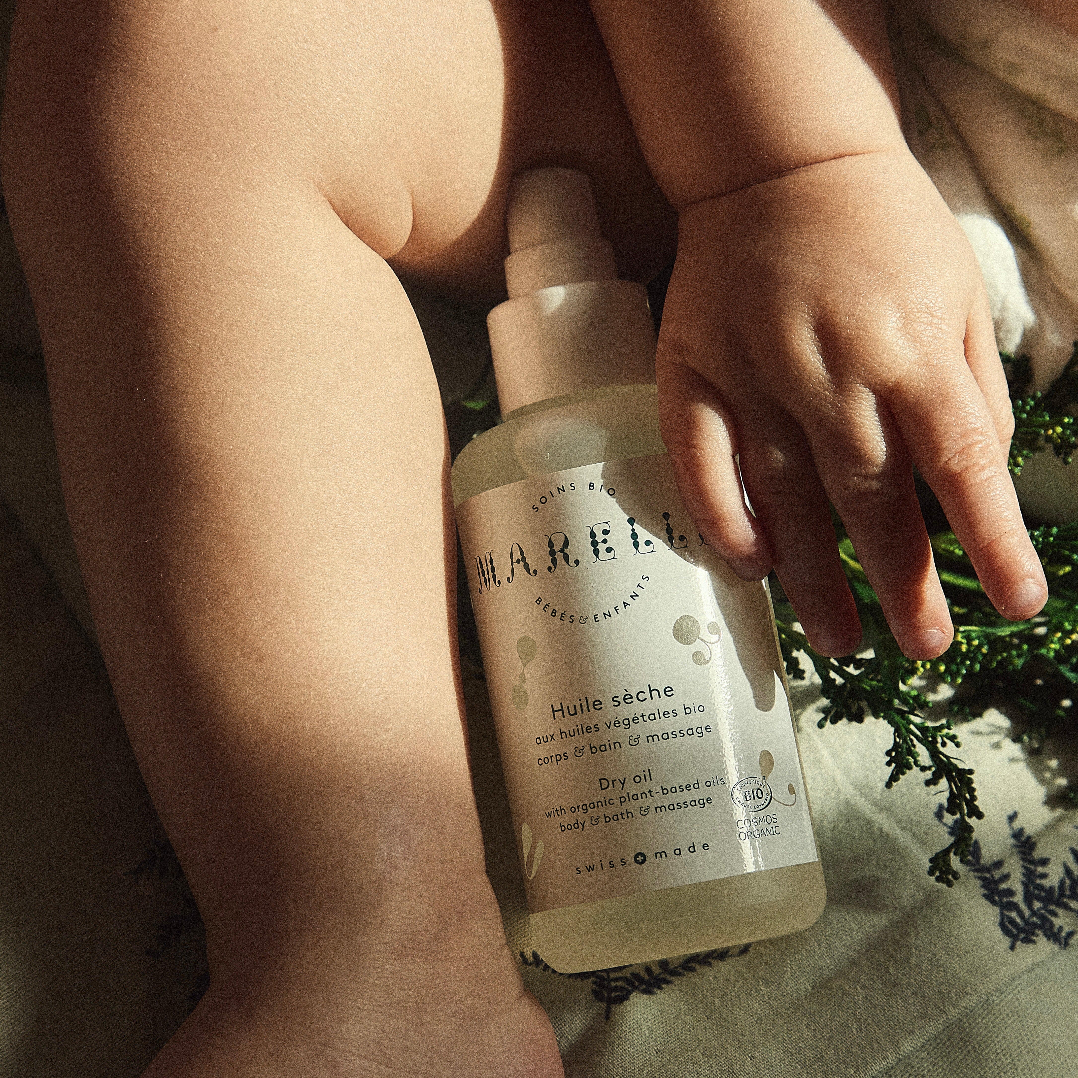 Bio Trockenöl 125 ml  mit pflanzlichen Ölen für Körper & Bad & Massage