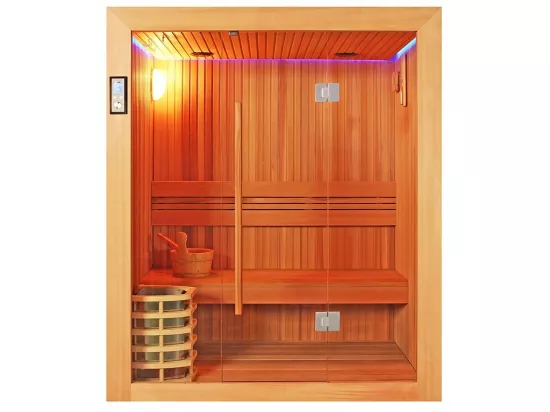 Sauna Boreal® Evasion 160 - sauna de luxe en cèdre rouge 3 personnes