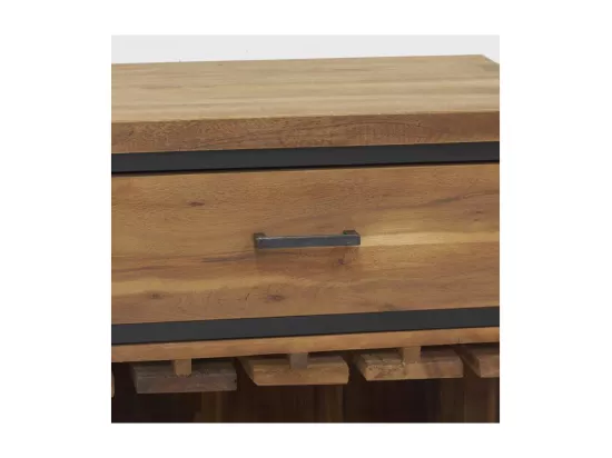 Meuble bar en bois recyclé