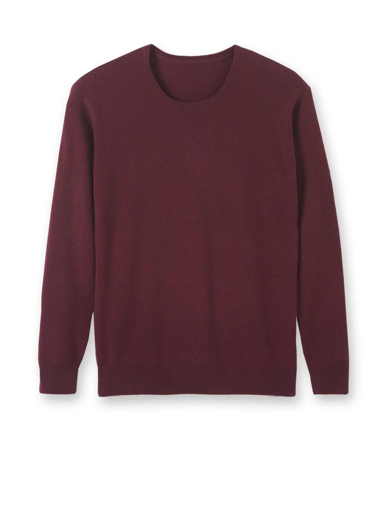 Pull encolure ronde laine et cachemire