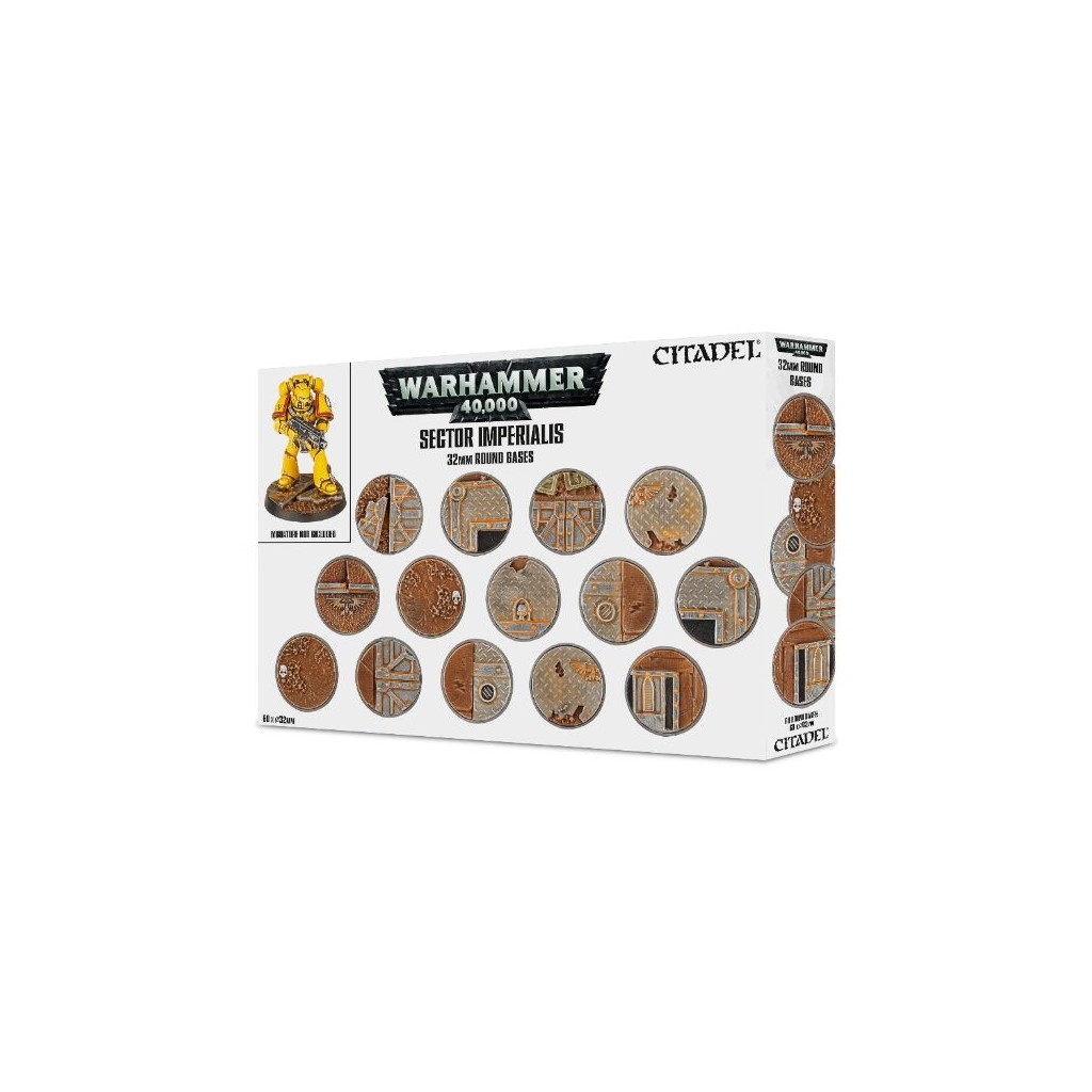 Citadel : Socles - Sector Imperialis 32mm Round Bases