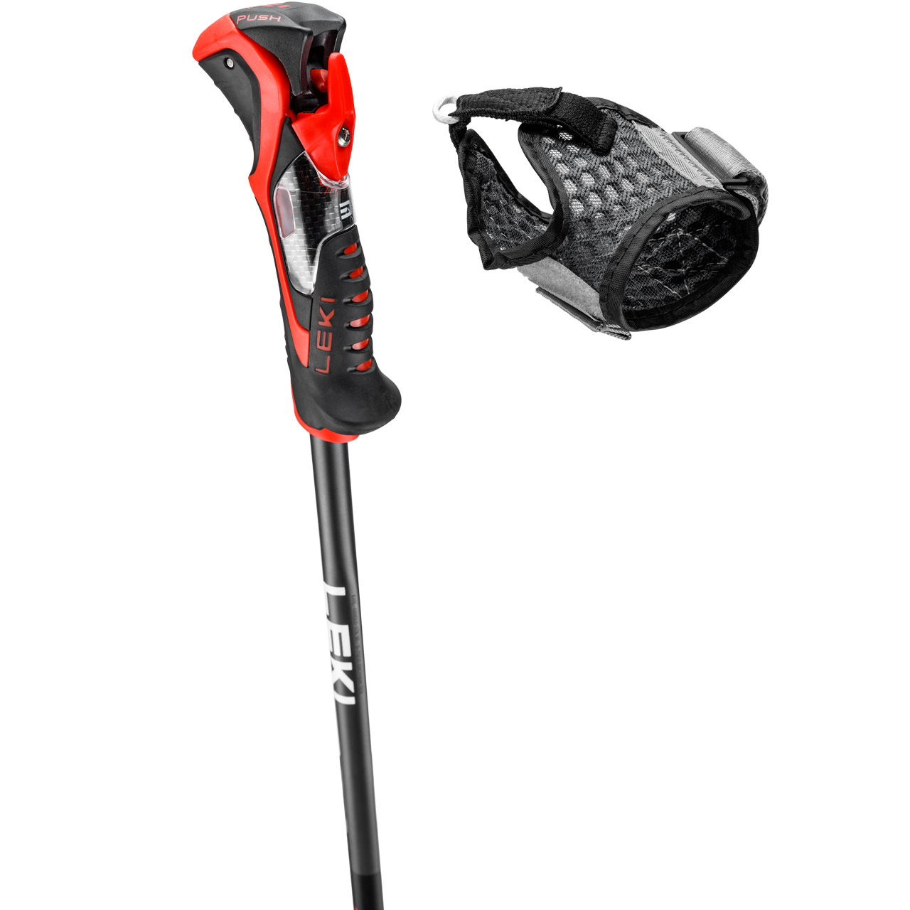 Leki Airfoil 3D black/dark anthra/bright red | Leki Alpin Skistöcke | Leki | L | MARKEN | XSPO