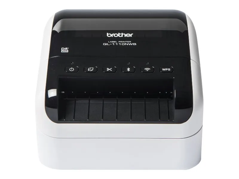 Brother QL-1110NWB - Etiketprinter - direkte termisk - Rulle (10,36 cm) - 300 x 300 dpi - op til 110 mm/sek. - USB 2.0, Bluetooth 2.1 EDR - skærer