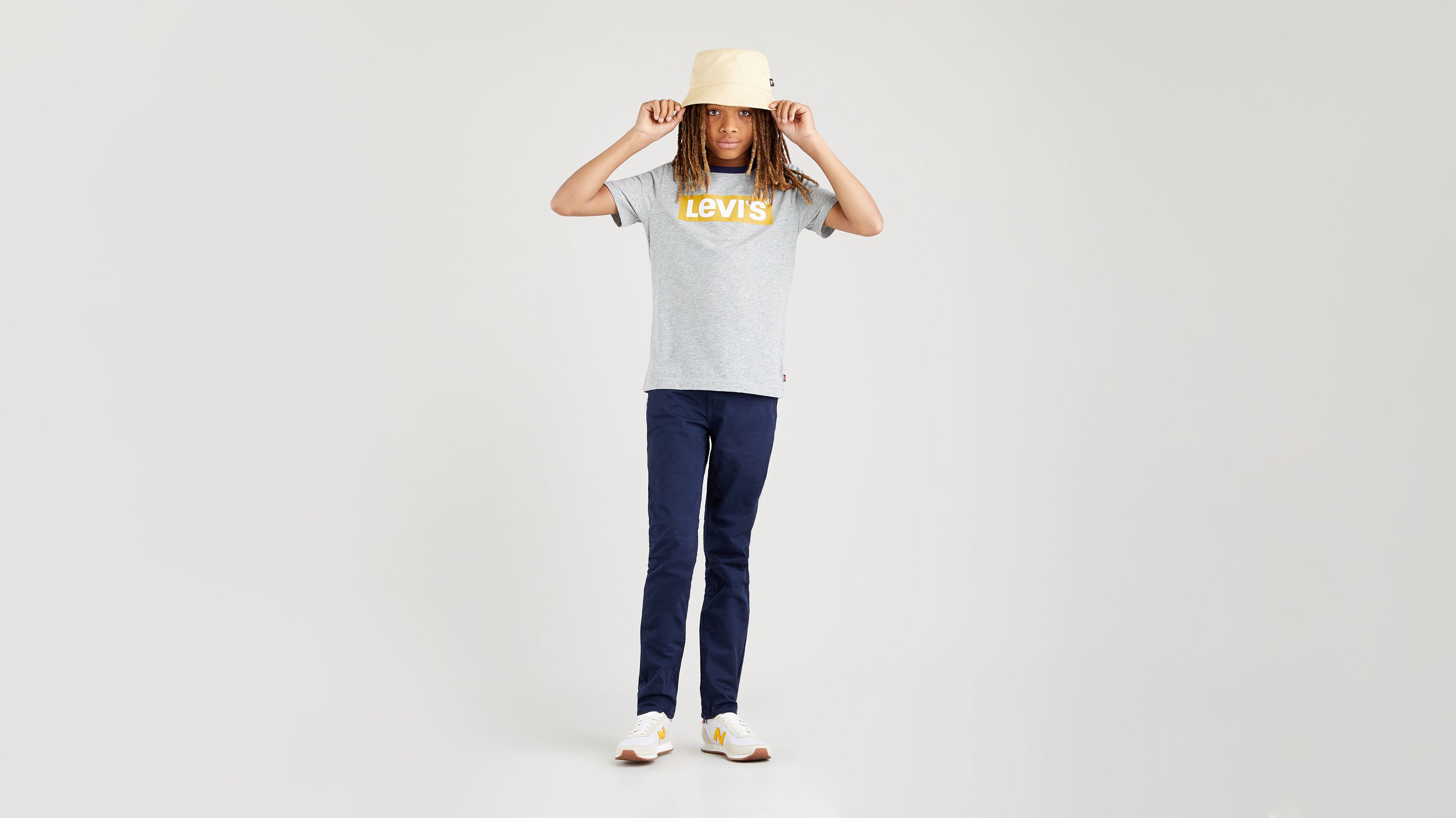 Pantalon skinny XX Chino pour adolescent - Navy Blazer - Bleu