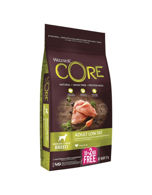 Wellness Core Grain Free Dog Healty Weight Kalkoen - Hondenvoer