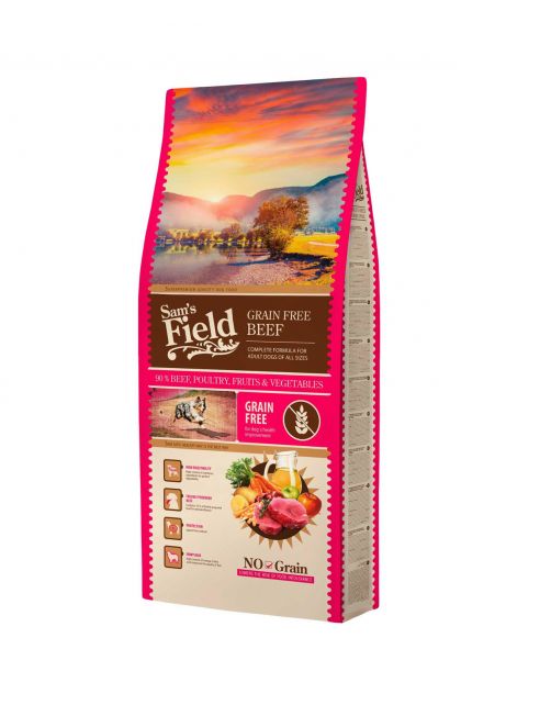 Sam's Field Adult High Meat & Grain Free Rund - Hondenvoer