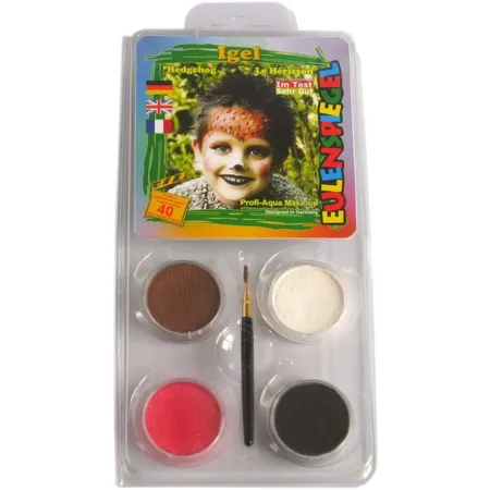 Eulenspiegel Profi-Aqua Make up Set Igel