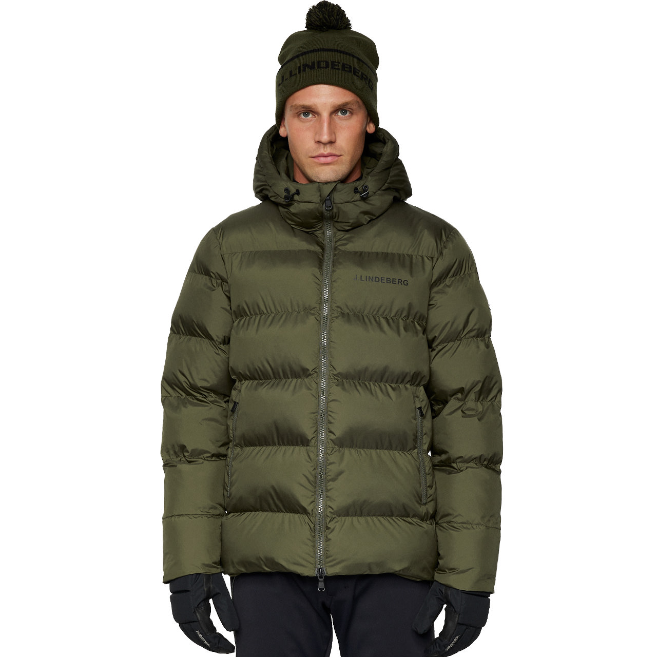 J.Lindeberg Herren Jacke BAREK PADDED forest green | XSPO
