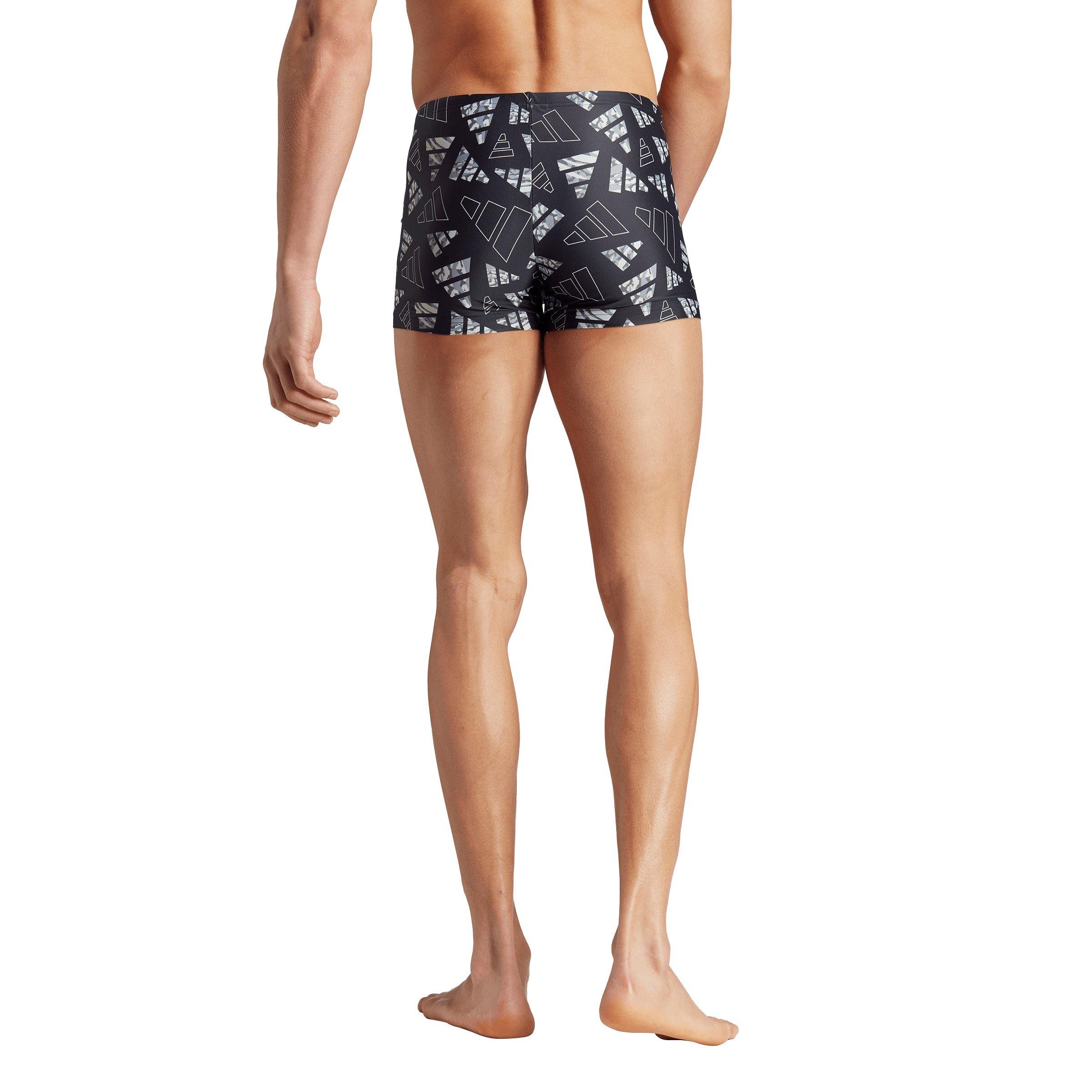 adidas Logo Graphic Swim Boxers Mens