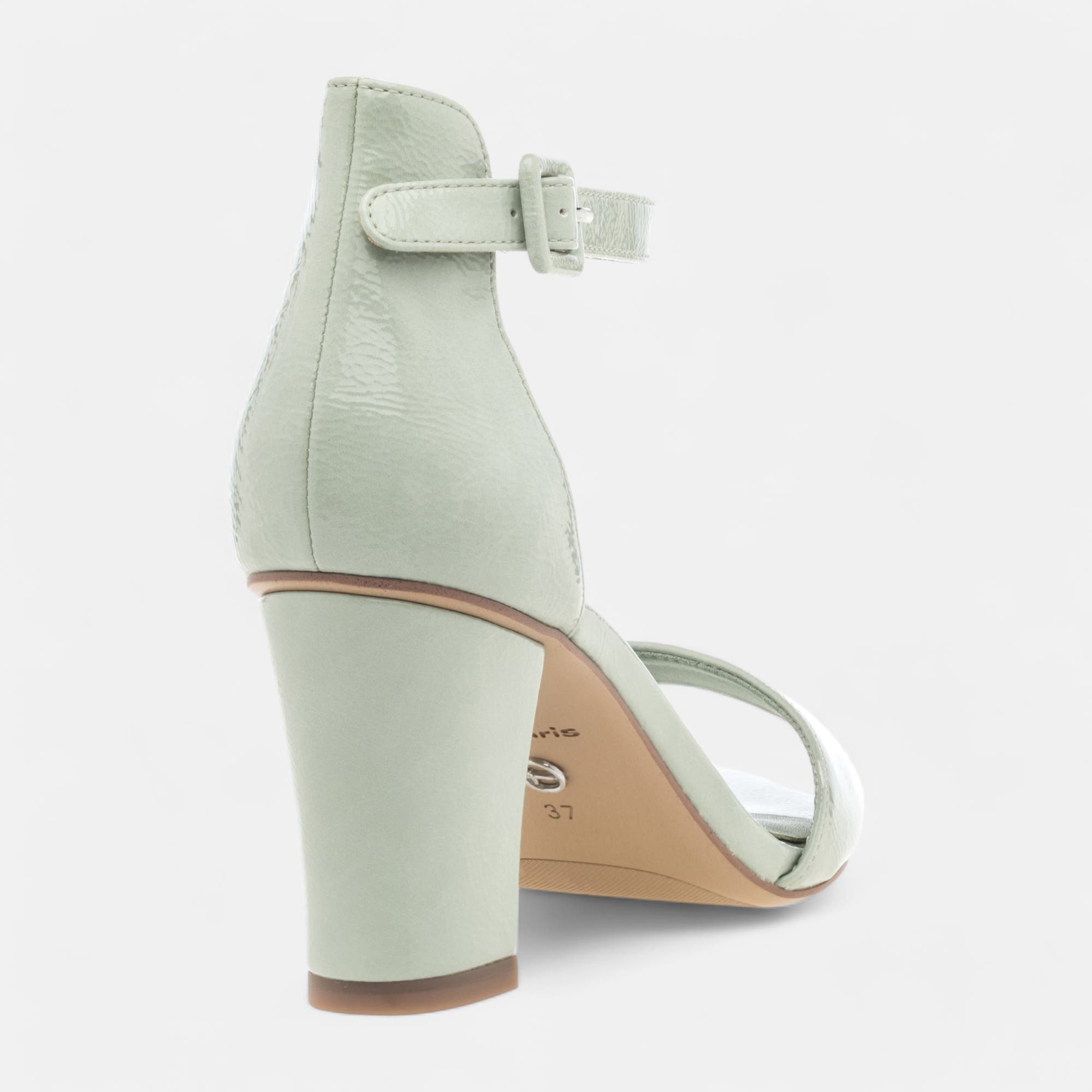 Nu-pieds à talon Femme vert clair