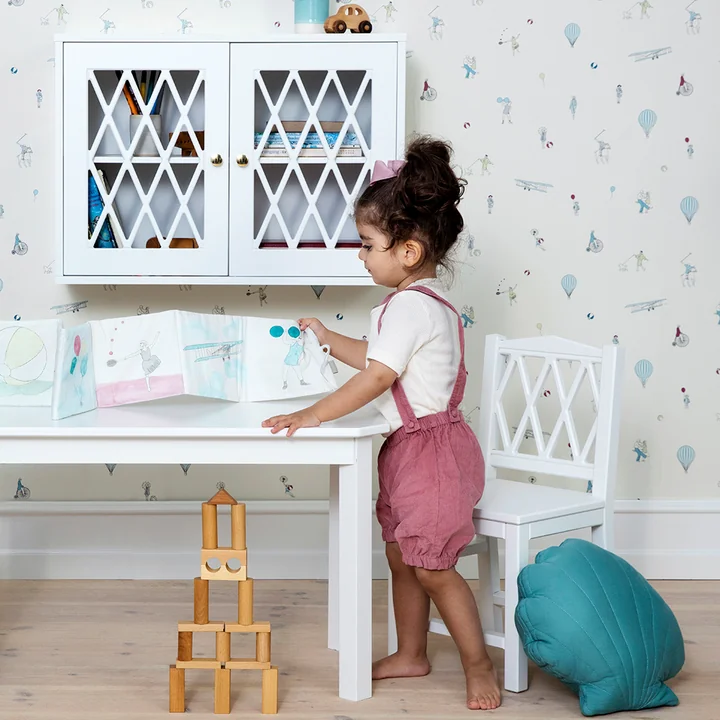 Cam Cam Copenhagen - Harlequin Kinderstuhl, weiss