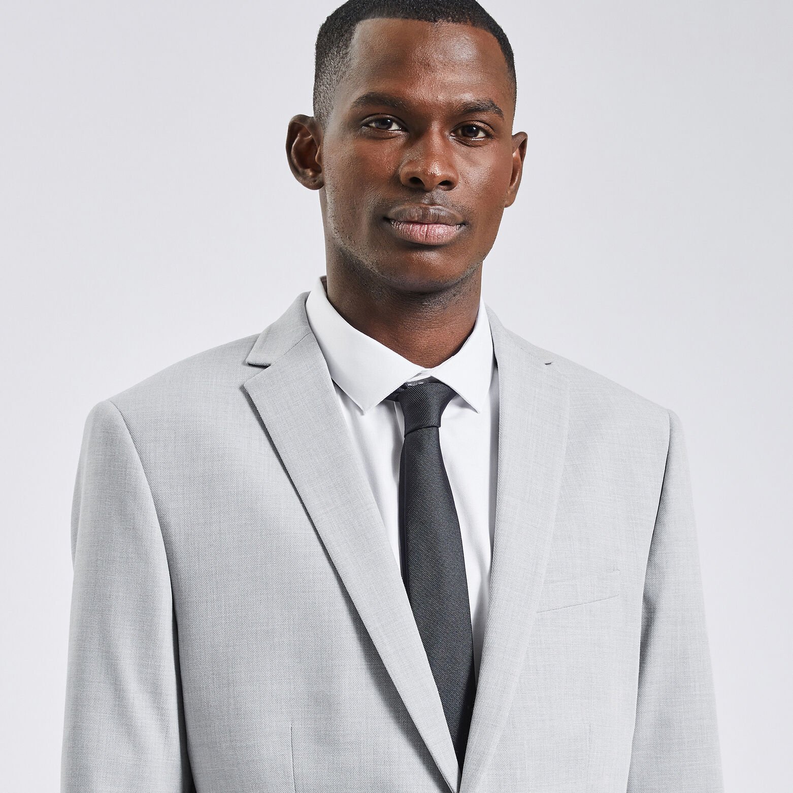 Veste de costume extra-slim bistretch Gris clair