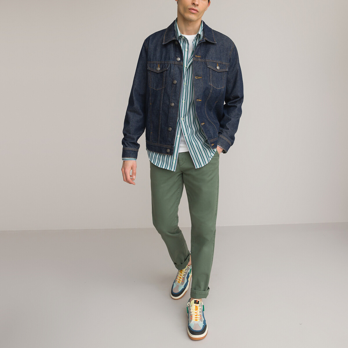 COLEÇÕES LA REDOUTE<br>Camisa de manga comprida slim