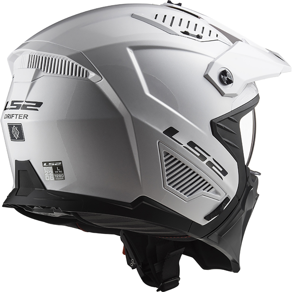 LS2 - Casque OF606 Drifter Solid Blanc
