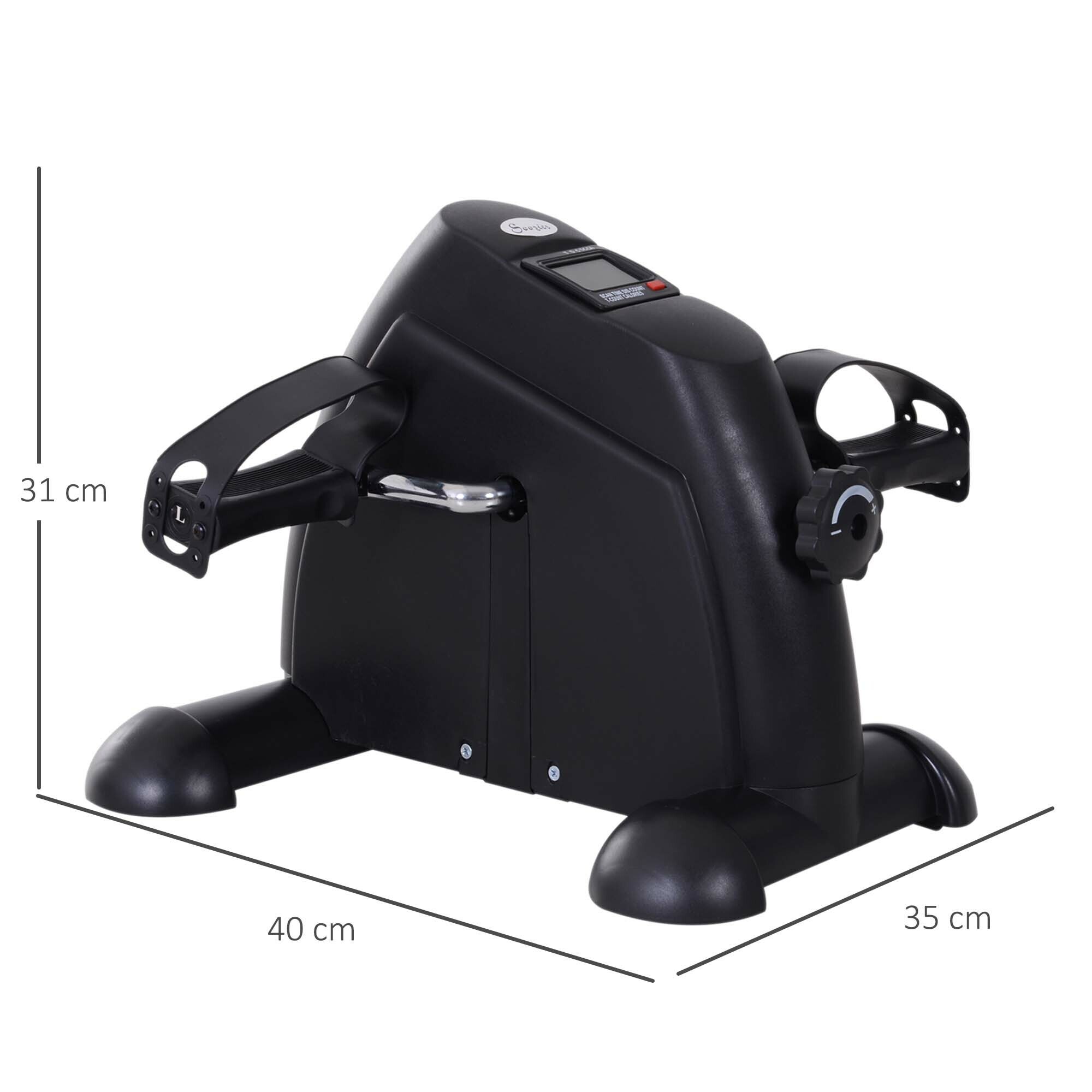 HOMCOM Pedaltrainer mit LCD-Display 39 x 40 x 31 cm (BxTxH)