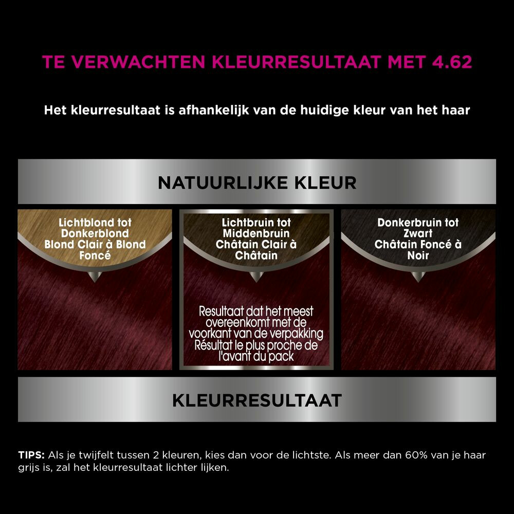 Garnier Olia Permanente Crèmekleuring 4.62Donker Granaatrood