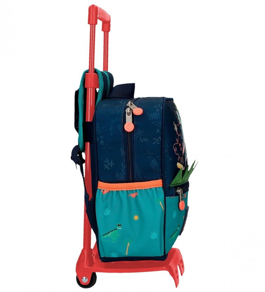 Mochila pequena Enso Enso Dino Artist com rodas