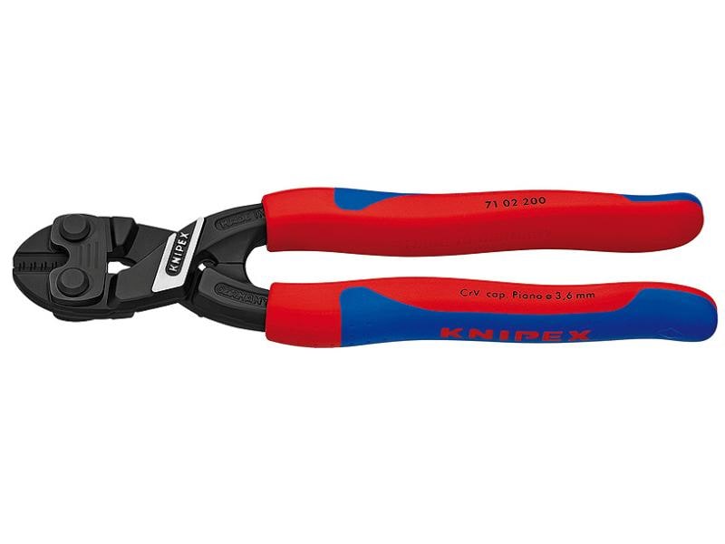 Knipex Kompakt-Bolzenschneider CoBolt 200 mm ohne Öffnungsf Kompakt-Bolzenschneider mit Mehrkomponenten-Kunststoffgriffen