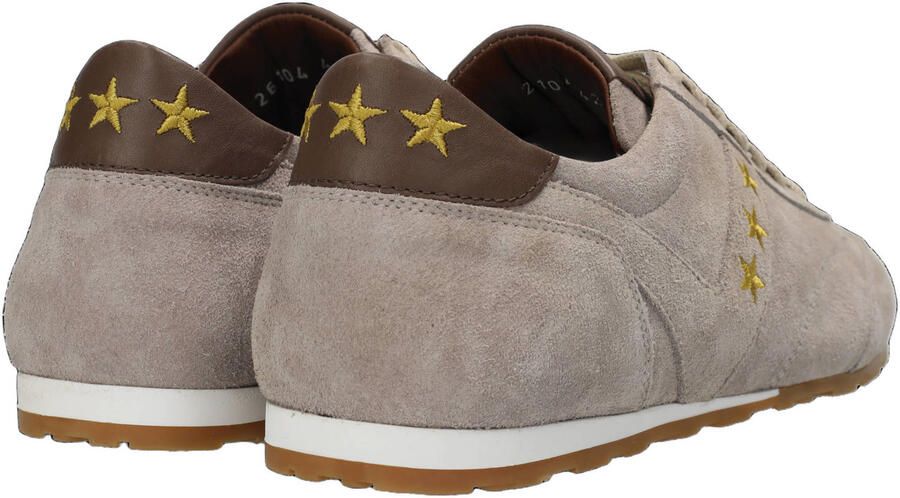 Pantofola d'Oro Terra leren sneakers lichtgrijs