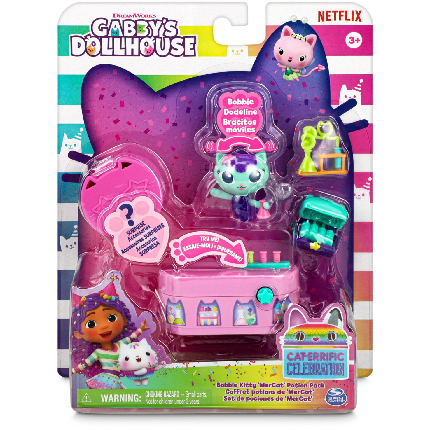 Gabbys Dollhouse Bobble Kitty Furnitu, assortiert
