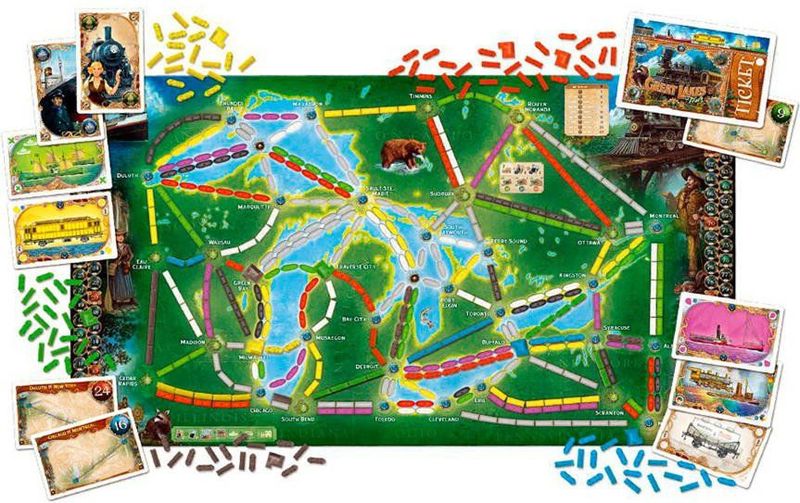 Days of Wonder - Ticket to Ride Rails & Sails - Nederlandstalig Bordspel