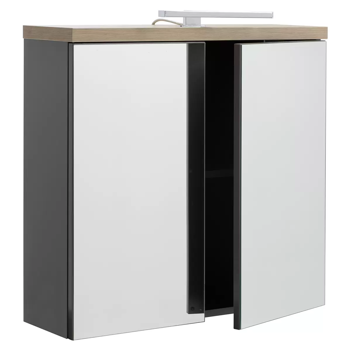 Spiegelschrank Mundi Artisan Eiche,grau