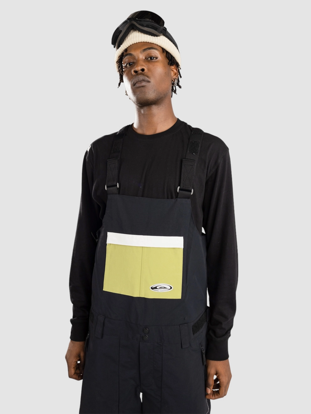 Quiksilver Fly High Bib Pants true black