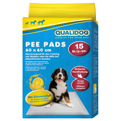 QUALIDOG Puppy Pee Pads mit Zitrone