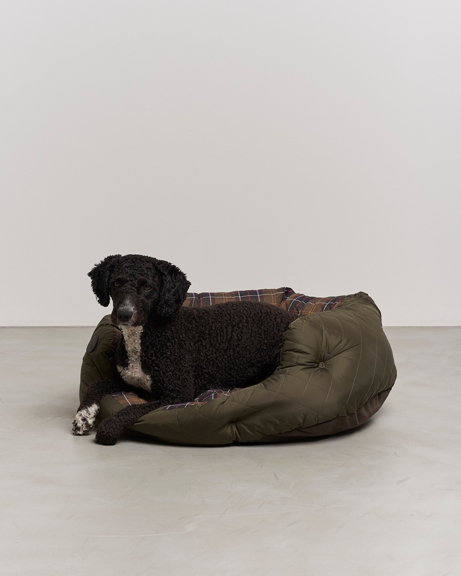 Quilted Dog Bed 30' Olive