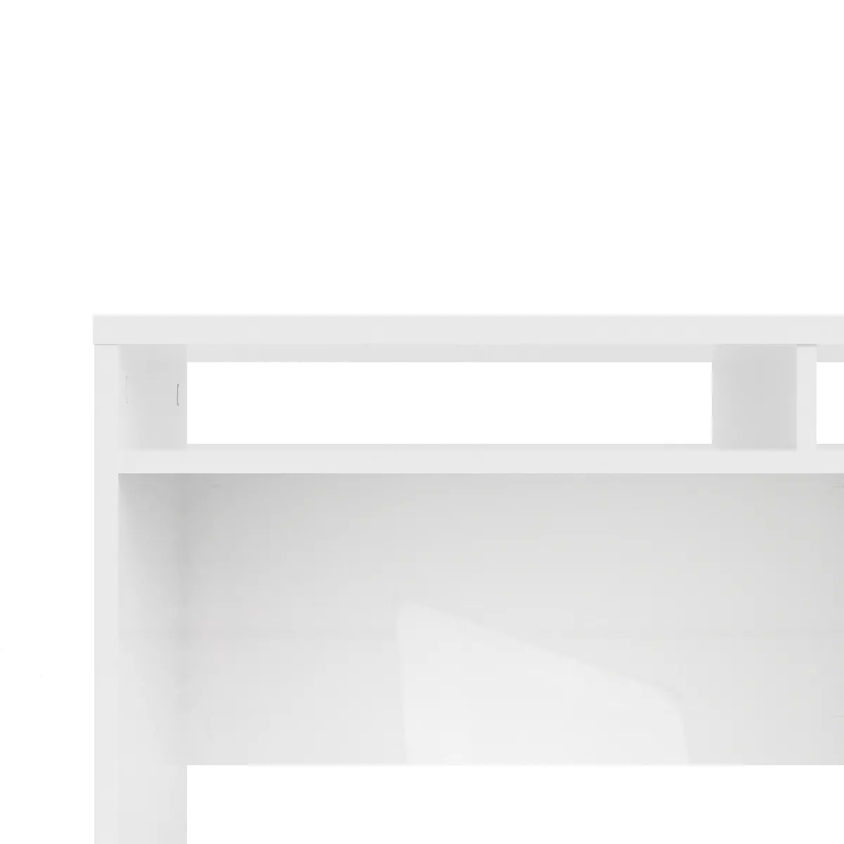 Alter Bureau linéaire Blanc Brillant - 110 cm
