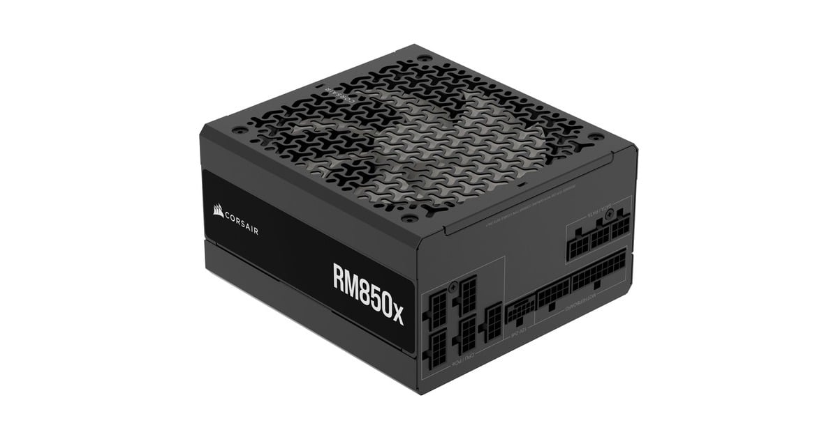 CorsairRM850x modulaire 850 watt voeding   (Zwart, 1x 12V-2x6, 3x PCIe)