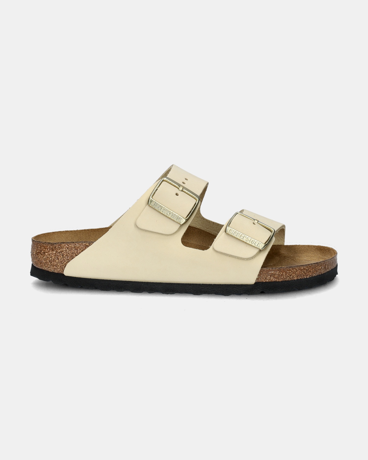 Birkenstock Arizona Nubuck Sandalen  - ecru