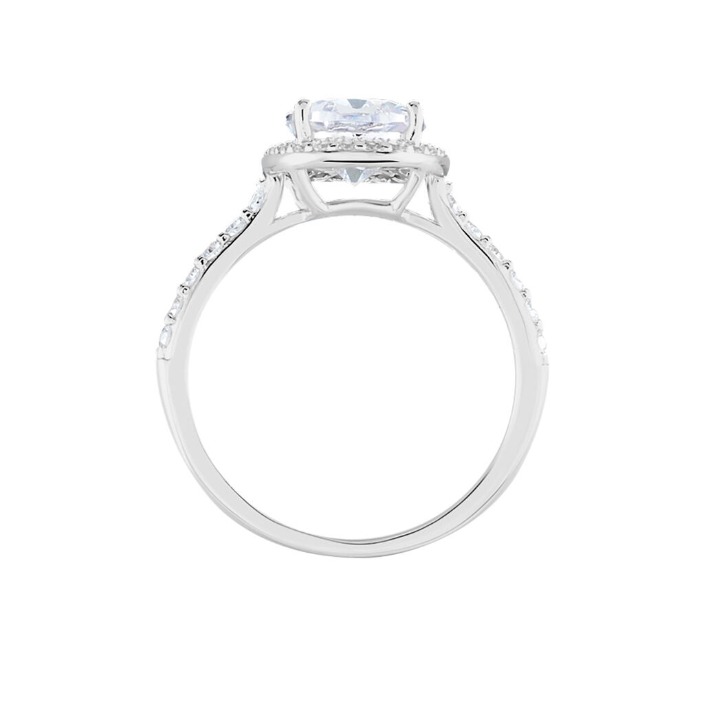 Bague Solitaire Adeodat Argent Oxyde De Zirconium