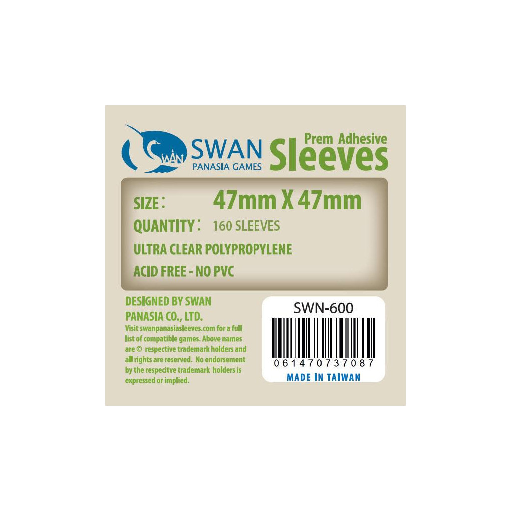 Swan Panasia - Card Sleeves Standard - 47x47mm - 160p