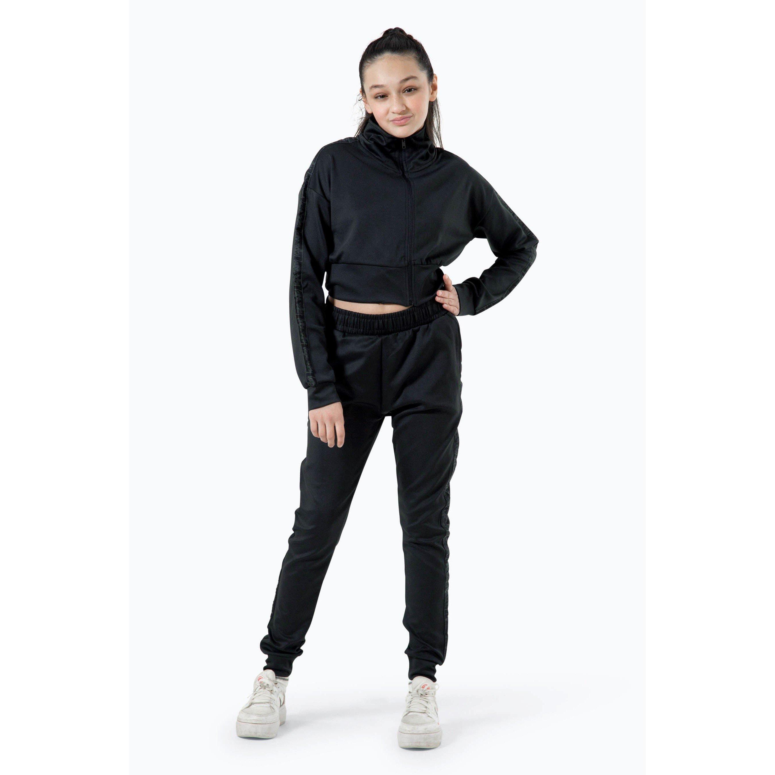 Hype Cropped Track Jacket Juniors