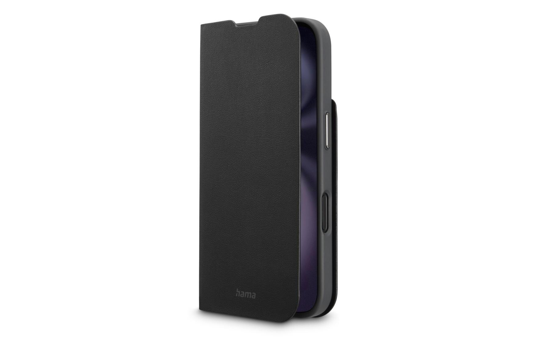 Book Cover Eco Premium Schwarz für iPhone 16Hama Eco Premium Handy-Schutzhülle 15.5 cm (6.1