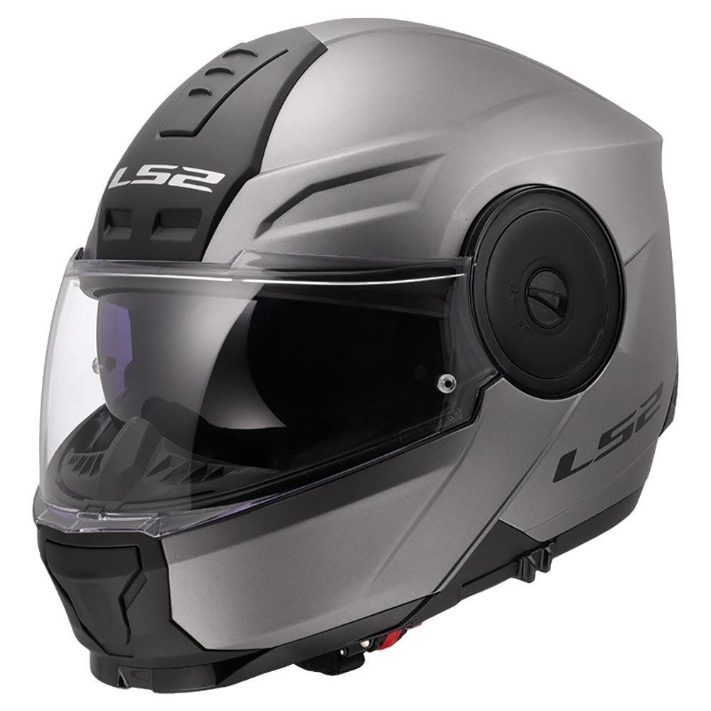 LS2 - Casque FF902 Scope II Solid Titanium / Mat
