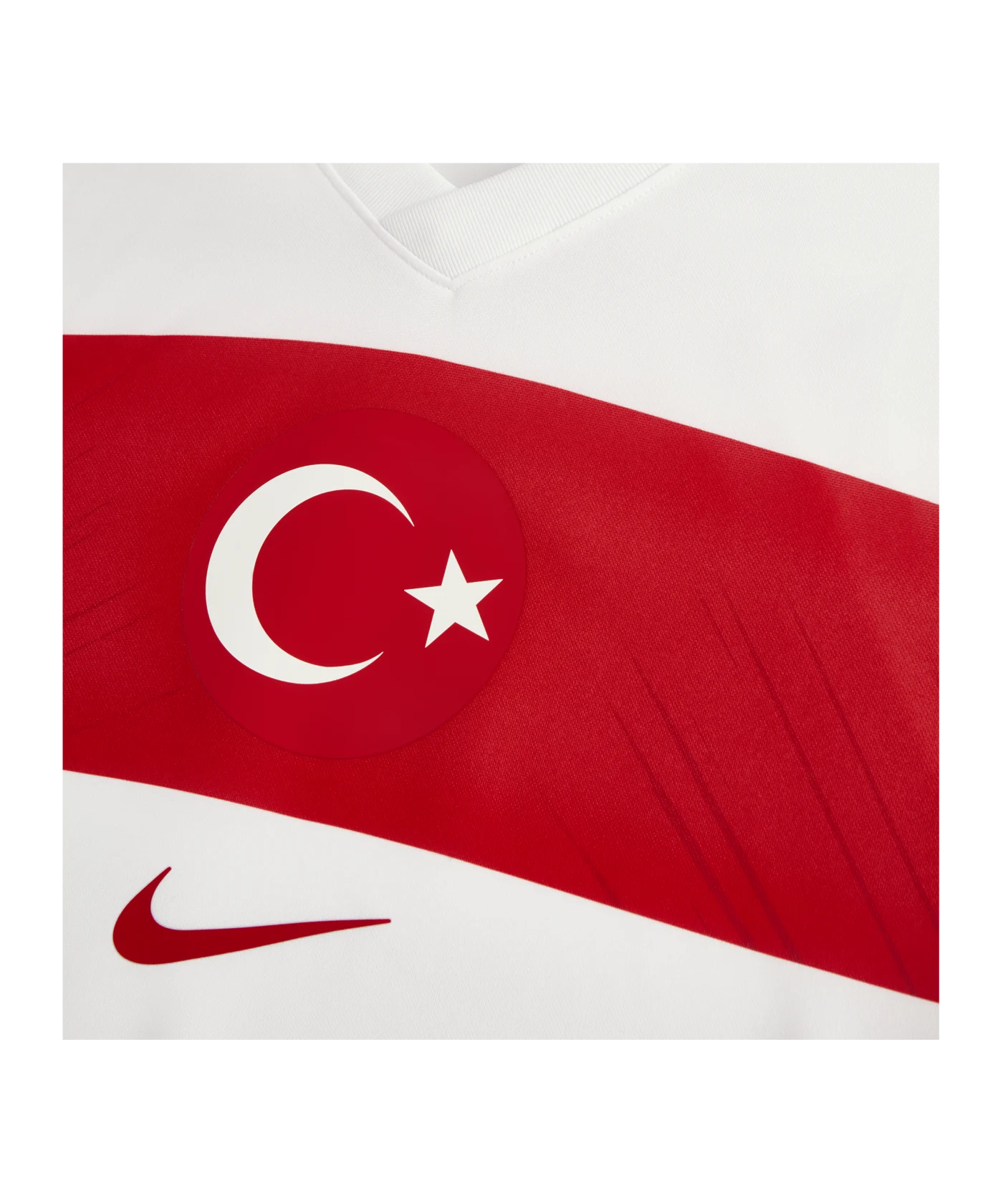 Nike Türkei Fan Trikot Home EM 2024 Weiss F100