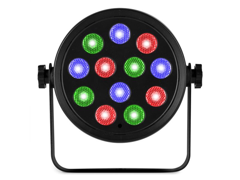 Fuzzix Scheinwerfer PLF12 LED Scheinwerfer mit 12x 2W LEDs und DMX