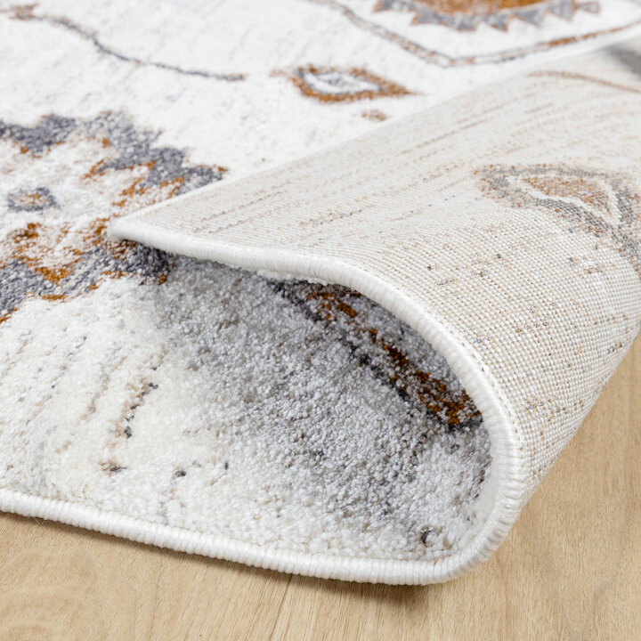 Hoogpolig vloerkleed - Blend Aztec Terra | Uniek design