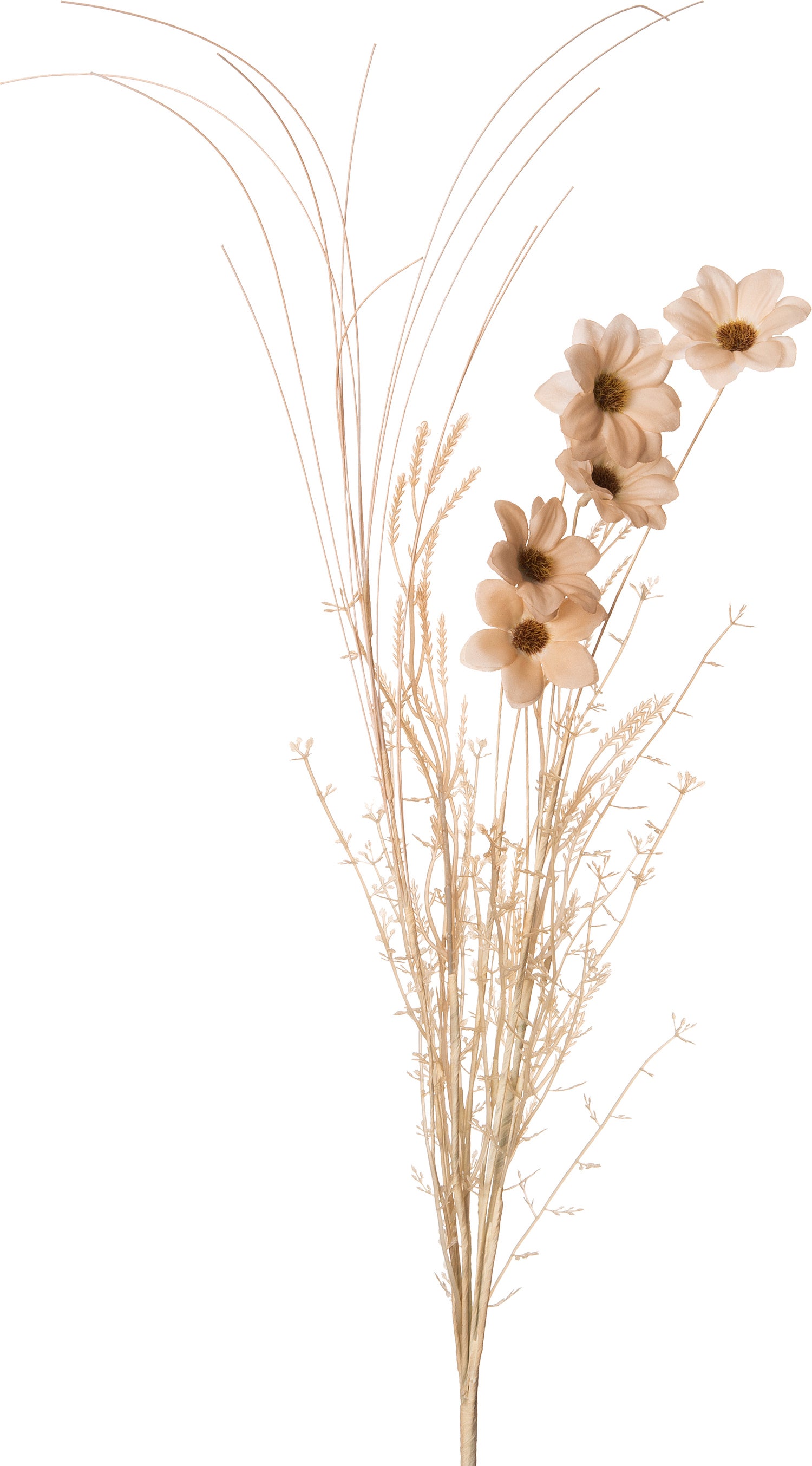 Intratuin kunstbloem Anemoon veldboeket bruin 60 cm