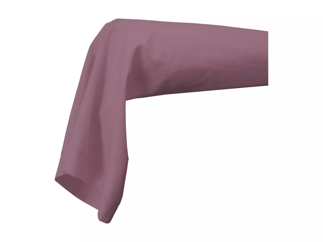 Taie de Traversin Unie en 100% Coton