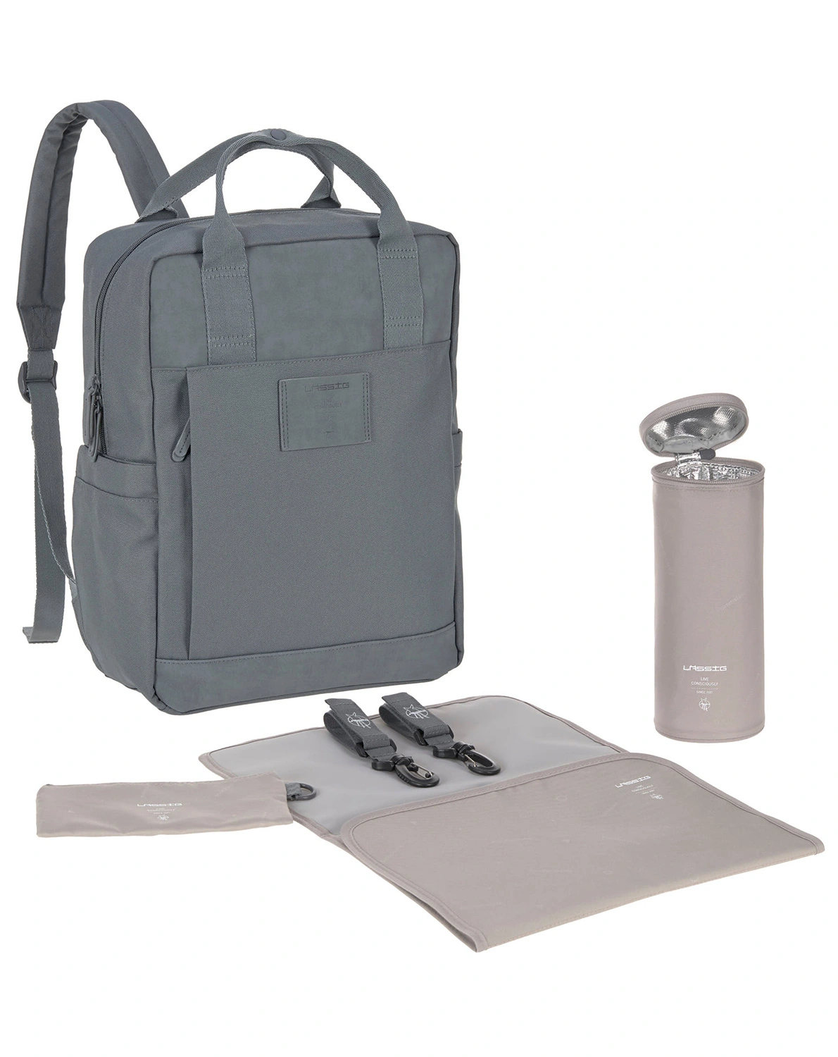 Wickelrucksack VIVIDAL (28,5x14x38) in anthracite