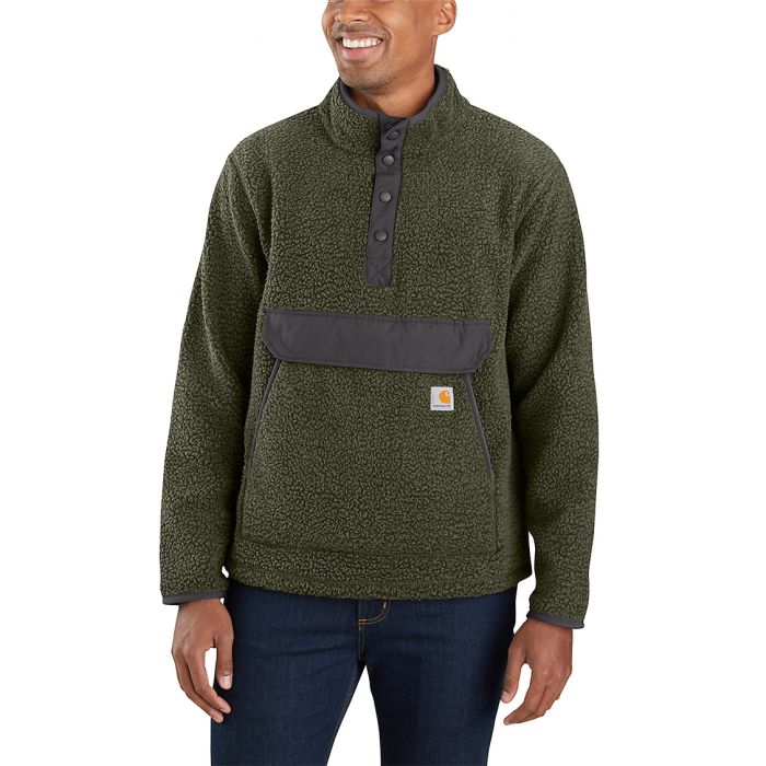 Relaxed Fit Fleece Pullover Men