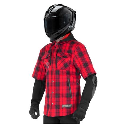 Surchemise Alpinestars MO.ST.EQ TARTAN - Rouge