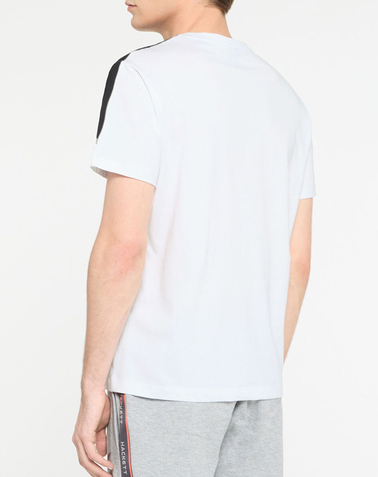 Hackett London T-Shirt Raglan Aston Martin Racing blanc
