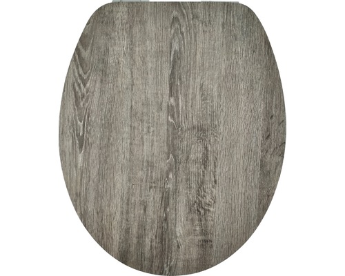 form&style toiletzitting, eikengrijs MDF met soft-close mechanisme