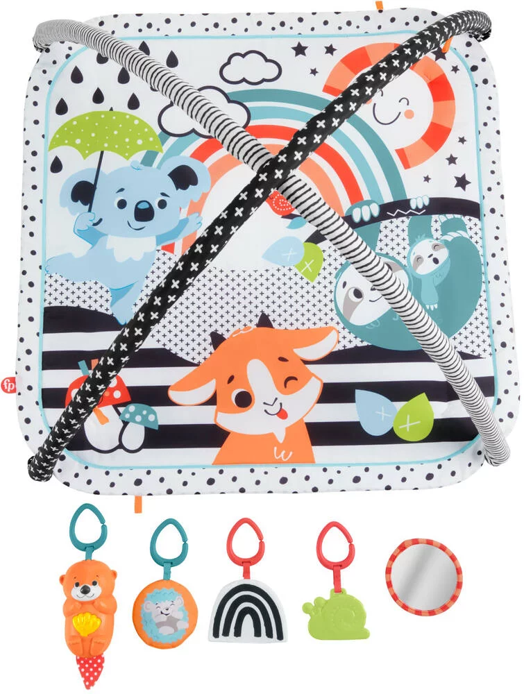 FISHER PRICE - MON TAPIS 3 EN 1 SENSORIEL