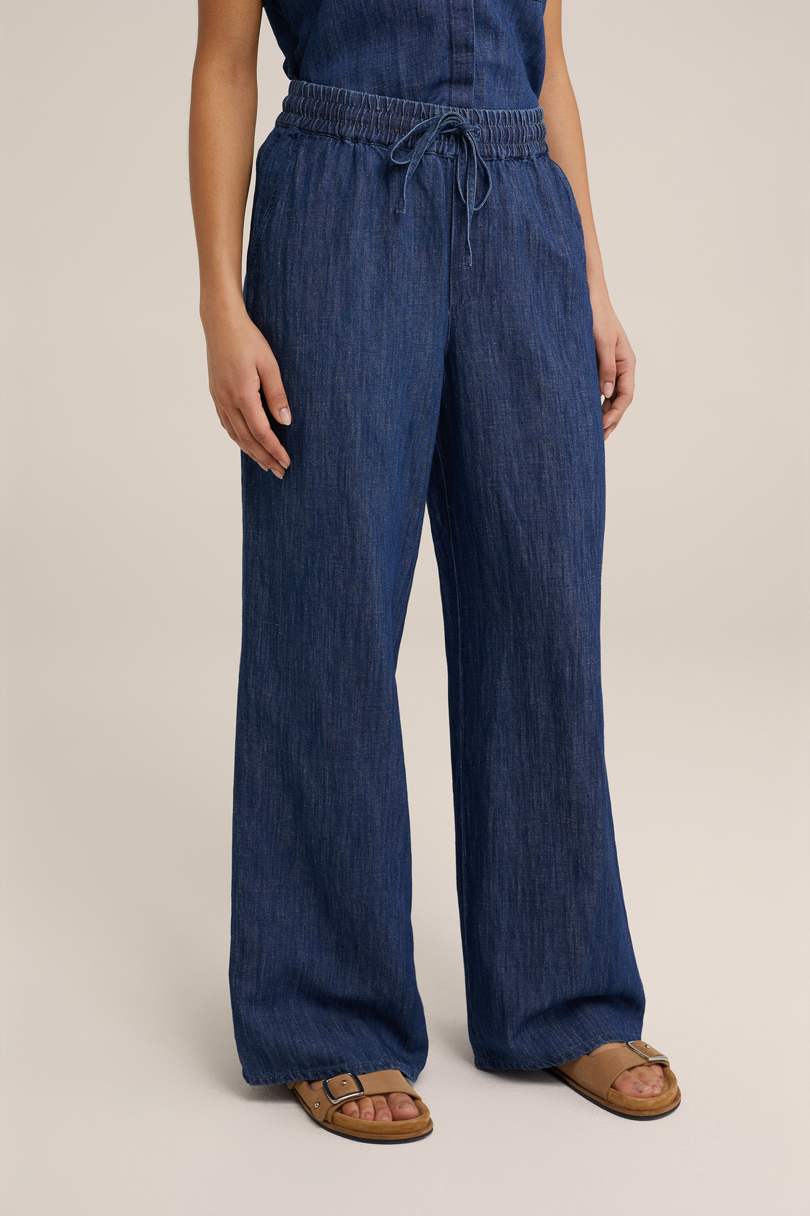 relaxed fit broek Blue Ridge Donkerblauw