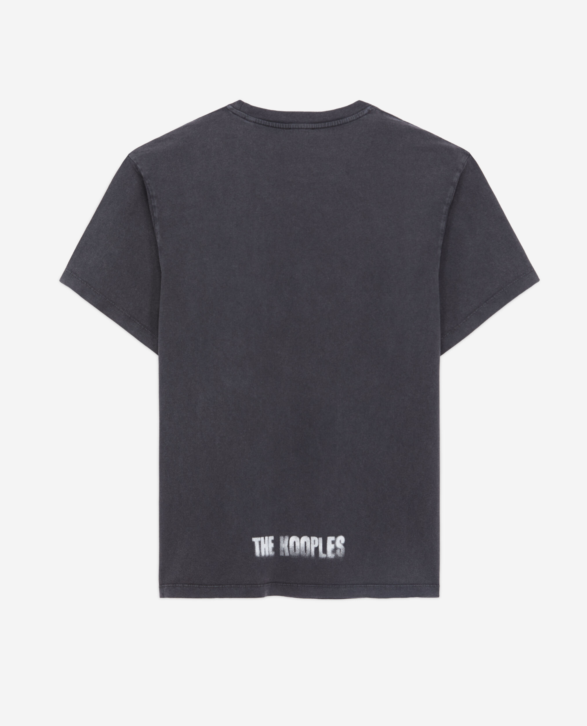 T-shirt noir avec sérigraphie Loved or hated